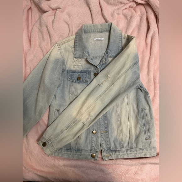 Denim Jean distressed jacket - Picture 2 of 3